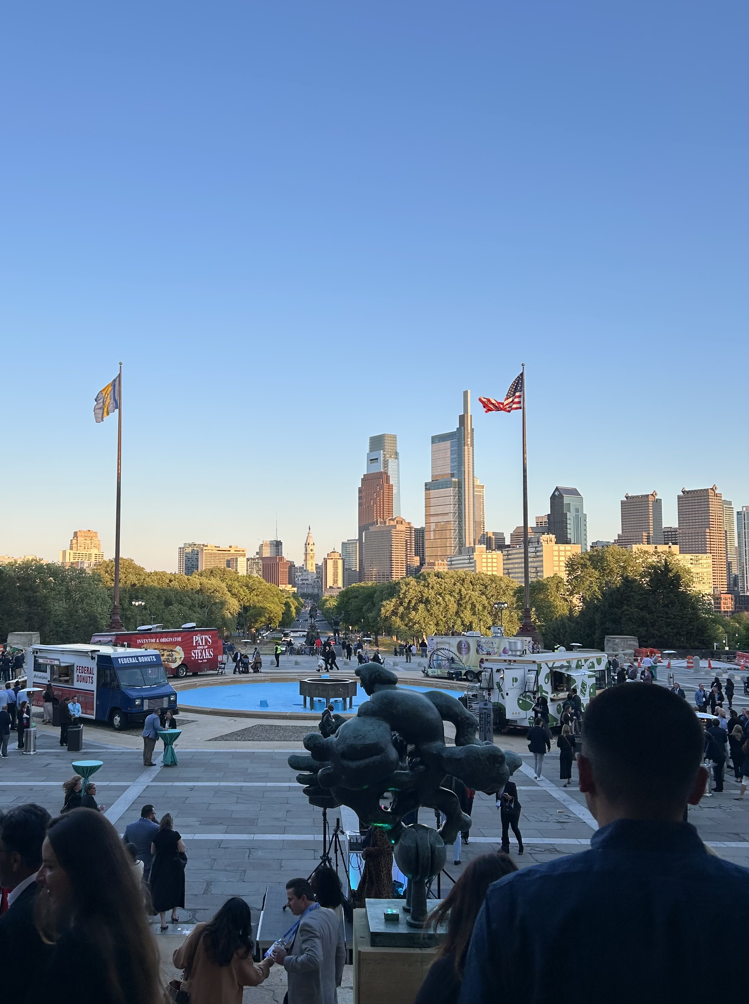 Philadelphia skyline at the RISKWORLD Opening Reception